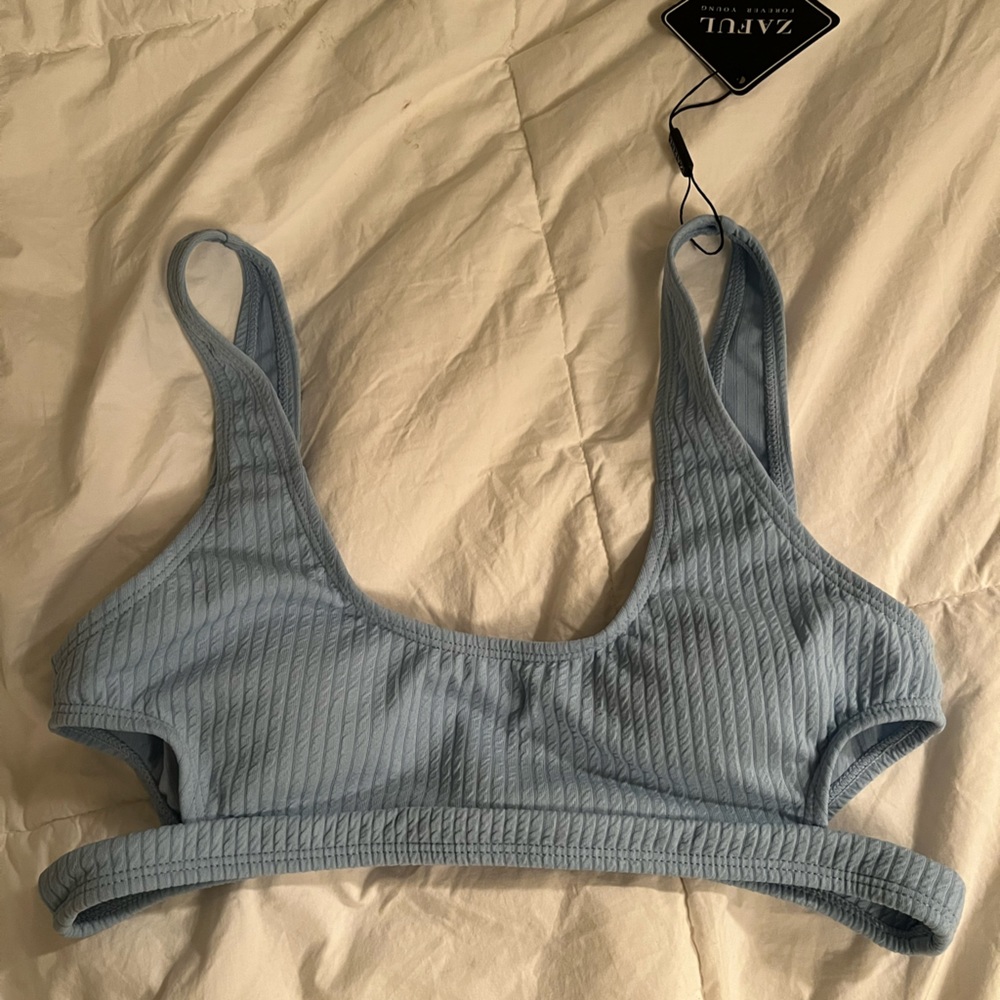 Light Blue Bathing Suit Top